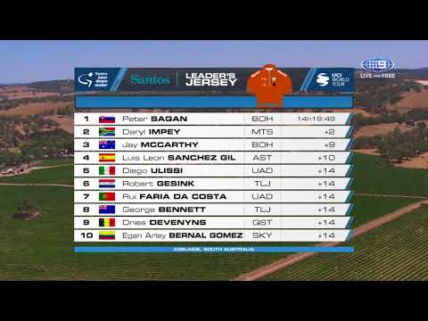 Sagan In Ochre Bupa Stage 4 Santos Tour Down Under Youtube
