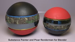 Substance Painter and Renderman 21