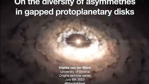 On the diversity of asymmetries in gapped protoplanetary disks - Nienke van der Marel (UVic)