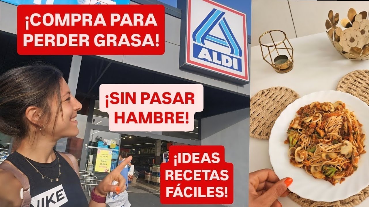 MEJORES ALIMENTOS para PERDER GRASA en SUPERMERCADO🍽️🛒recetas🔝