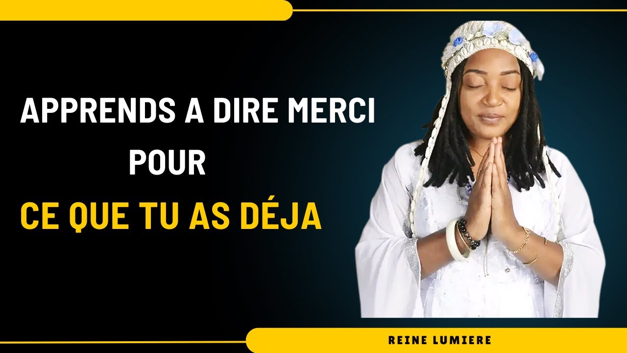 DIS MERCI POUR CE QUE TU AS DEJA #choisis #gratitude #reconnaissance # ...