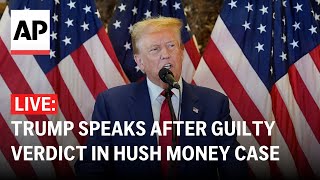 LIVE: Trump to hold news conference after his guilty verdict in hush money case