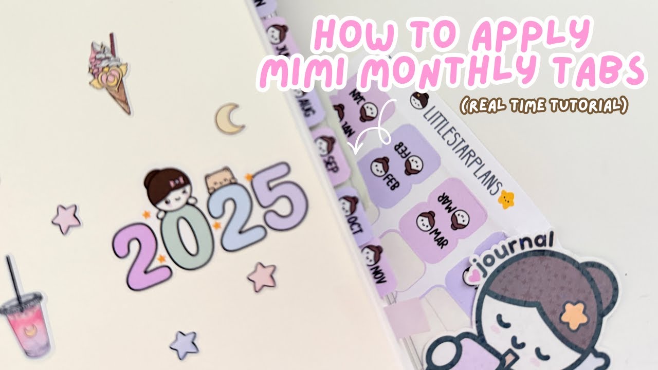 Как использовать вкладки ежемесячного планировщика Mimi (руководство в реальном времени!)