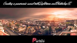 Creating a panoramic sunset with Lightroom and Photoshop CC. screenshot 3