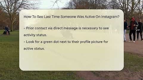 How To See Last Time Someone Was Active On Instagram? - Everyday-Networking