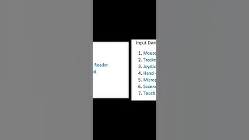 Types of Input Devices