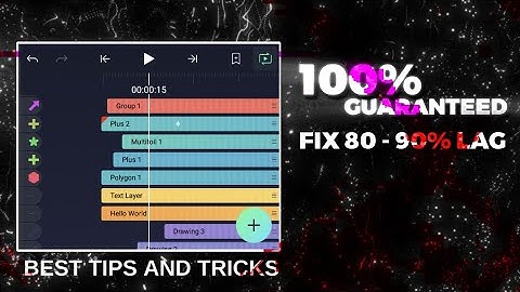 ↑↓Fix Alight Motion 80% Lags🔥💛