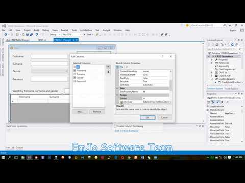 Performing Database Operation Adding Entity & Populating DataGrid View