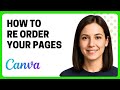 How to Re-Order Your Pages in Canva