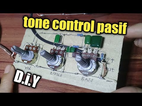 Cara merakit tone control pasif mudah tanpa pcb