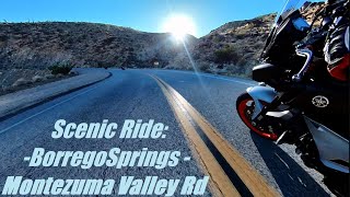 Scenic Ride - Montezuma Valley Rd - Borrego Springs, CA