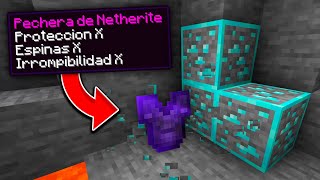 Minecraft pero los ORES dan ITEMS OP