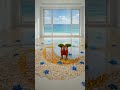 A Tropical Parrot 🦜 Lands In Epoxy Floor | #epoxyfloor #tropicalparrot #easthetics #shorts