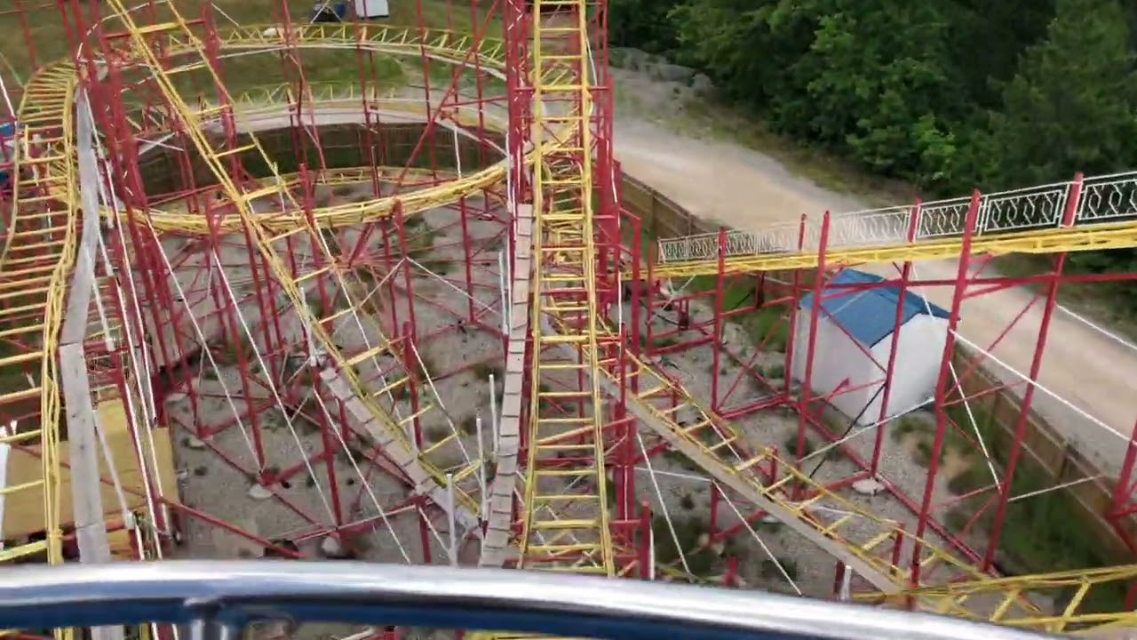 Galaxy 500 at Cedar Valley Fun Park (With brake failure)