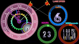 7 Days With A Speed Of x1440  timer  countdown alarm🔔