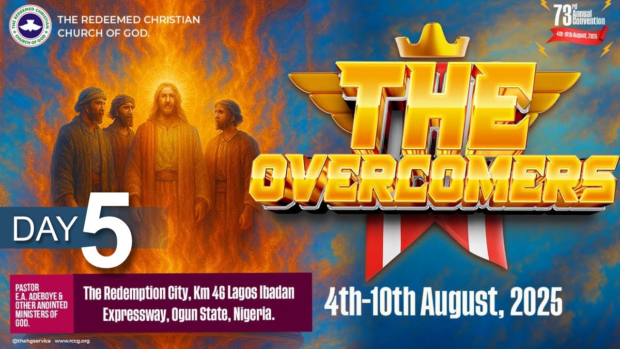 RCCG CONVENTION 2025 - DAY 5 | HOLY GHOST SERVICE - YouTube