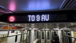 NYC Subway: R211A Yankee Special "(D)" Train to 9 Av (with announcement)