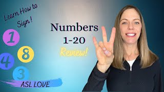 How to Count  NUMBERS  1  20 ASL  Sign Language