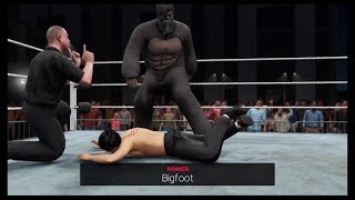 Bruce Lee vs. Bigfoot (WWE 2k19) - Epic Battle 💯 🐲 - Dragon Fights 🐉