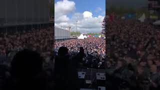 Hooligans Willem II fans before the Dutch cupfinal 05/05/2019