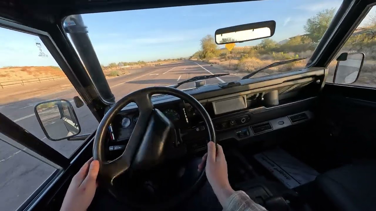 1997 Land Rover Defender 90 NAS POV Test Drive