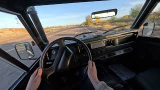 1997 Land Rover Defender 90 NAS POV Test Drive