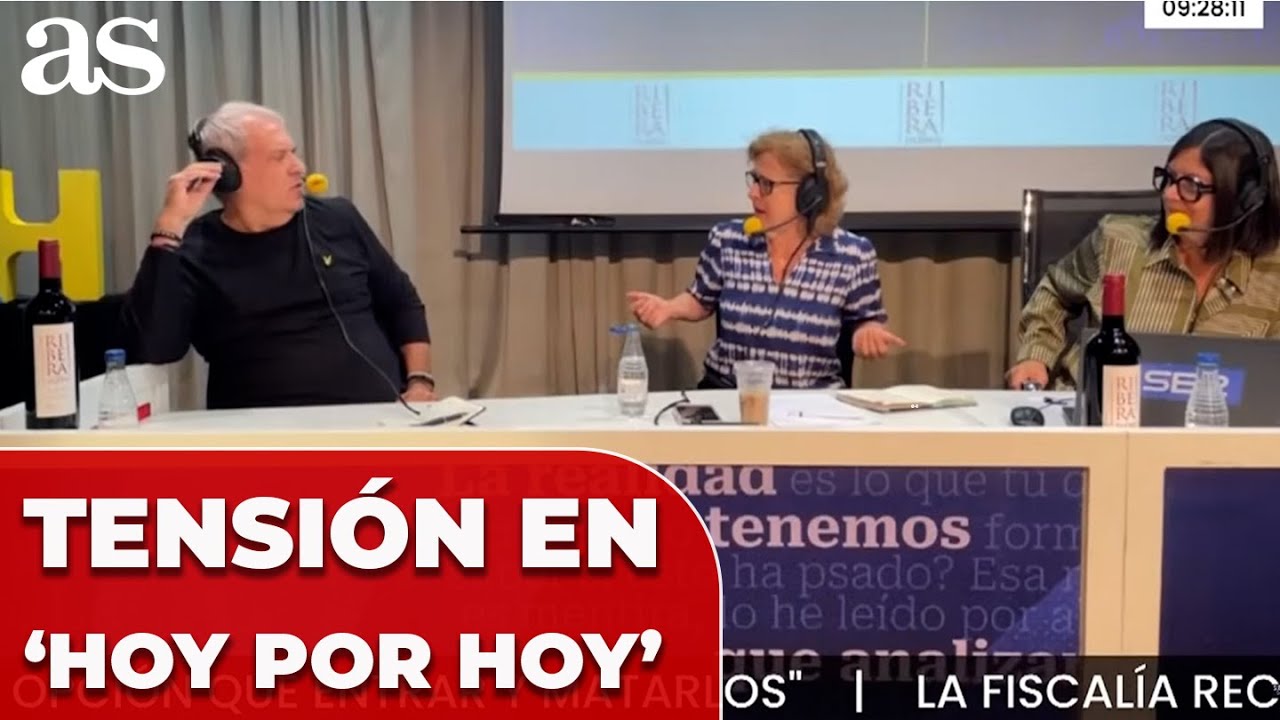 BERNA GONZÁLEZ HARBOUR se planta y abandona 'Hoy por hoy' tras este ruido de JAVIER AROCA