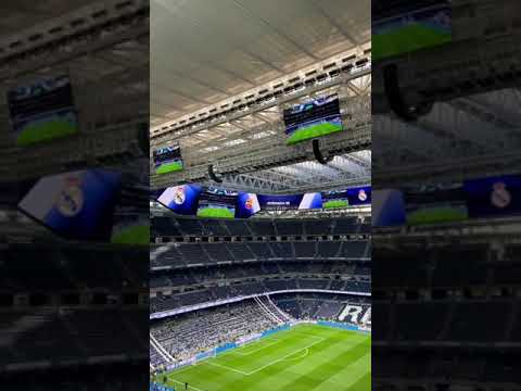 ‼️🏟️ Así es el nuevo videomarcador 360º del Santiago Bernabéu... ¡ESPECTACULAR!