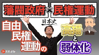 【日本史】自由民権運動の展開【第26講】