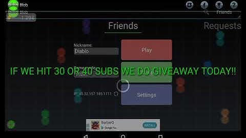 Giveaway For Blob Account Lvl 53!!! +coins added (Closed)