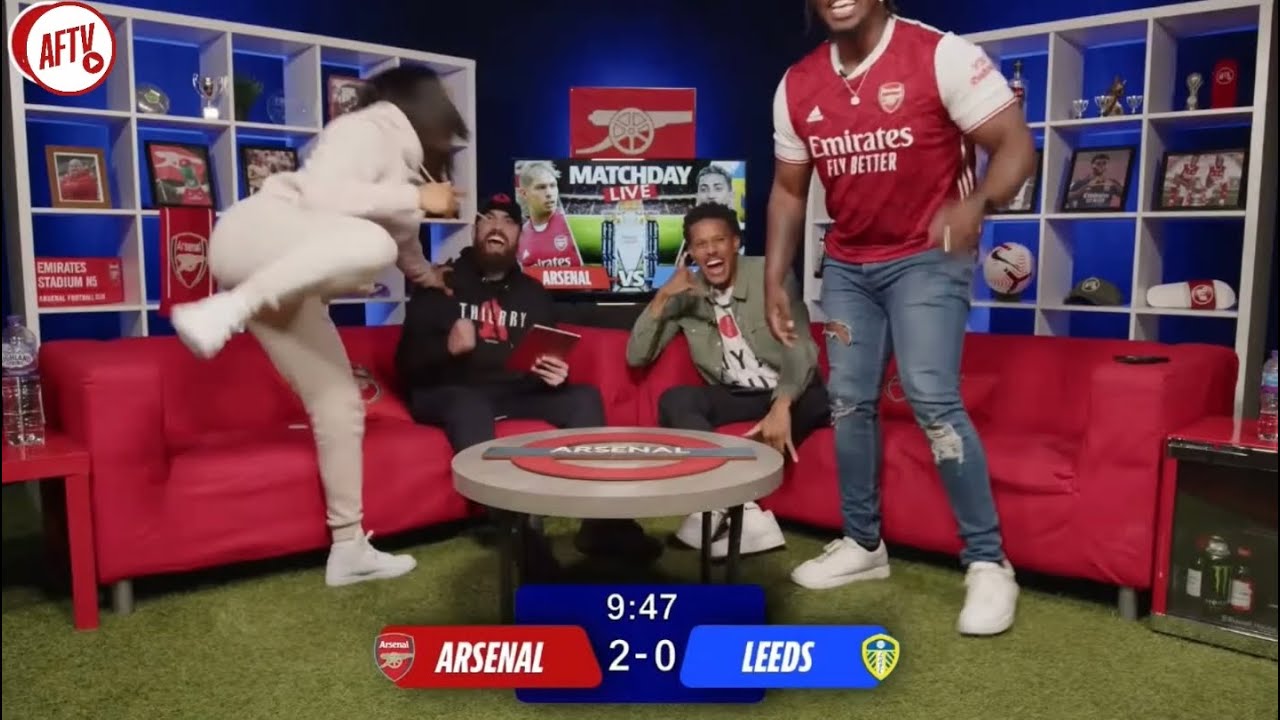 AFTV react to Nketiah 2nd goal, 2-0 Arsenal