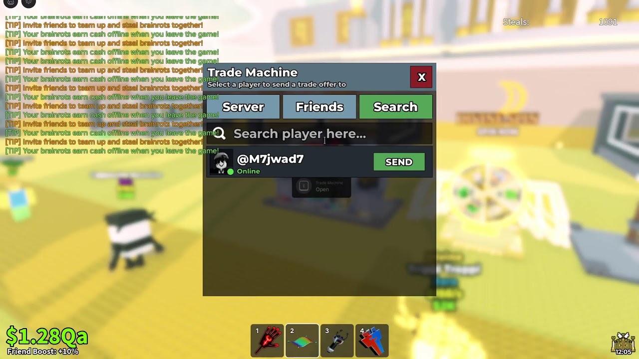 ROBLOX STEAL A BRAIN ROOT