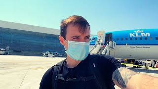 acabou... (respondendo perguntas no aeroporto)