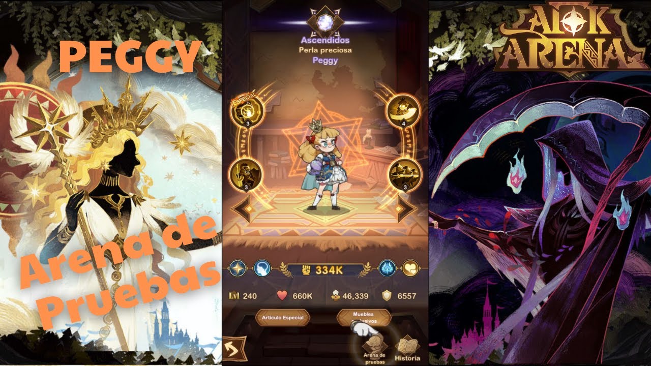Peggy - Guia Pruebas Abundantes (Bountiful Trials Guide) [AFK Arena]