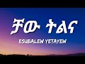 Esubalew yetayew  chaw tilina lyrics  ethiopian music