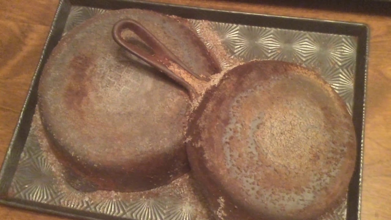 Cleaning Cast Iron in a SelfCleaning OvenPart 2 YouTube
