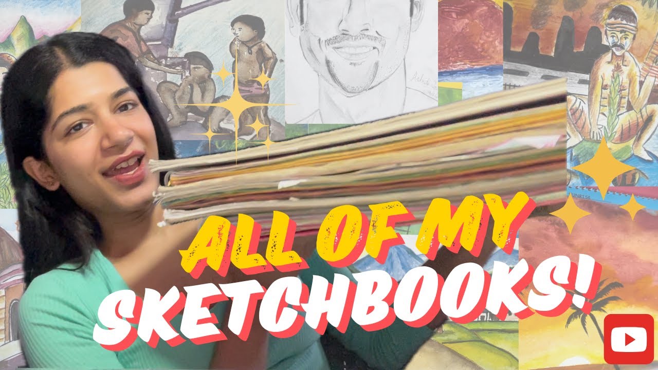 😱🤯*MEGA SKETCHBOOK TOUR*!!! - ALL of my sketchbooks (2013-Now)🤩 - YouTube