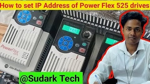 How to set IP Address of Power Flex 525 VFD manually | Power Flex 525 | Sudark Tech