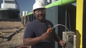 Testing atmospheric conditions of a Confined Space.
