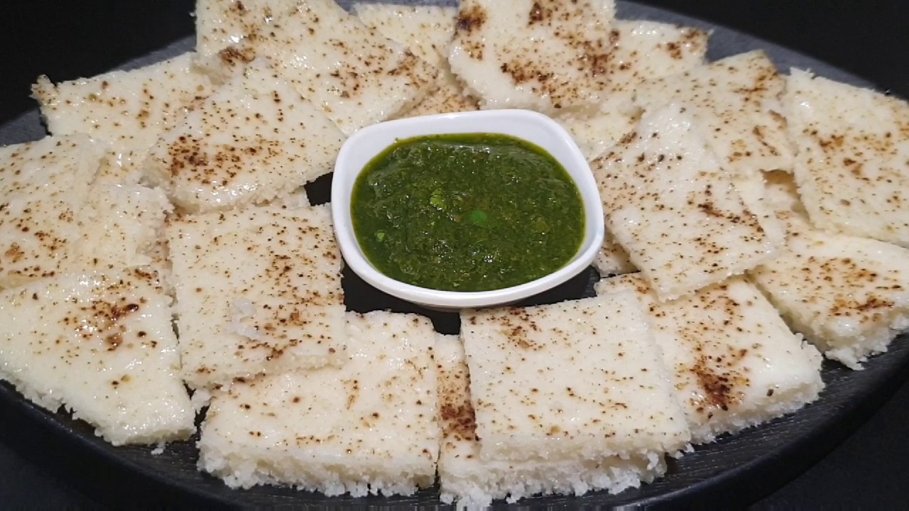 Khatta Dhokla Recipe गुजराती वाइट ढोकला Rice Dhokla Recipe Gujarati