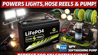World’s first 12v Soft Washing system that safely requires no plug in charging!!!  screenshot 5