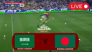 [LIVE] Bangladesh vs Saudi Arabia AFC Asian Qualifiers 26 Full Match - eFootball PES 2021 Simulation
