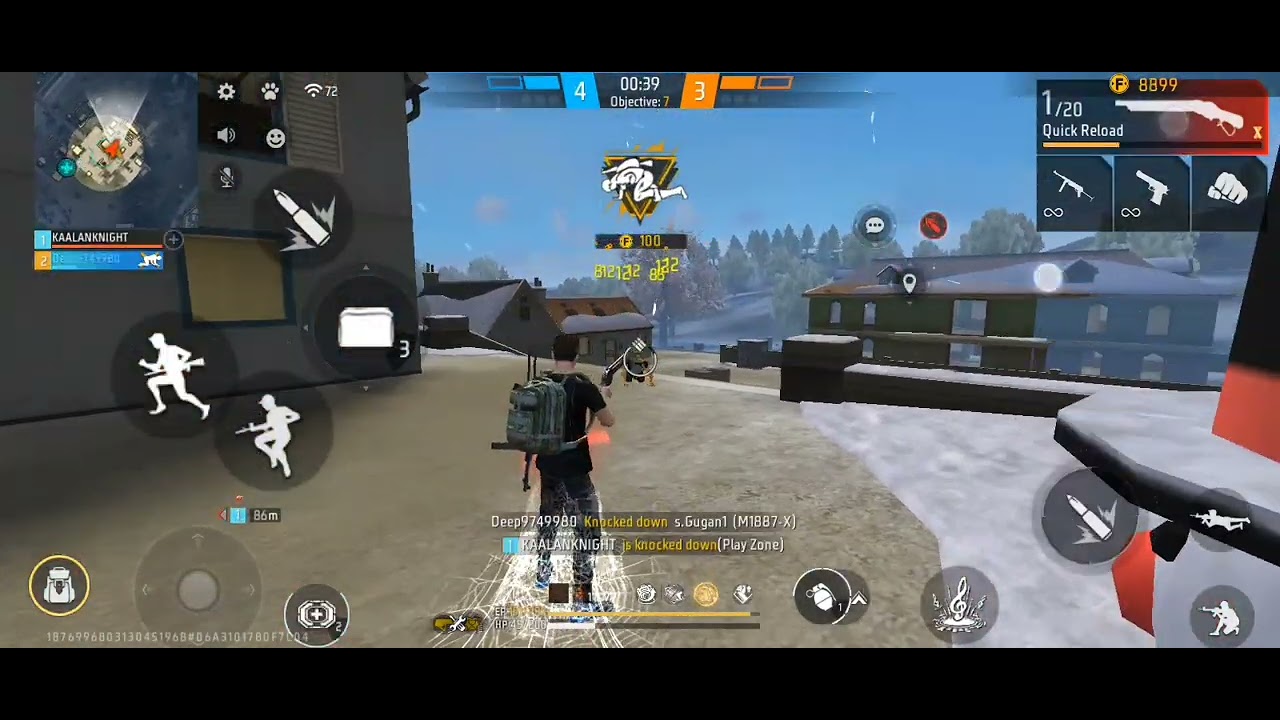 Deep Gamer। FF Gameplay ।1V2। - YouTube
