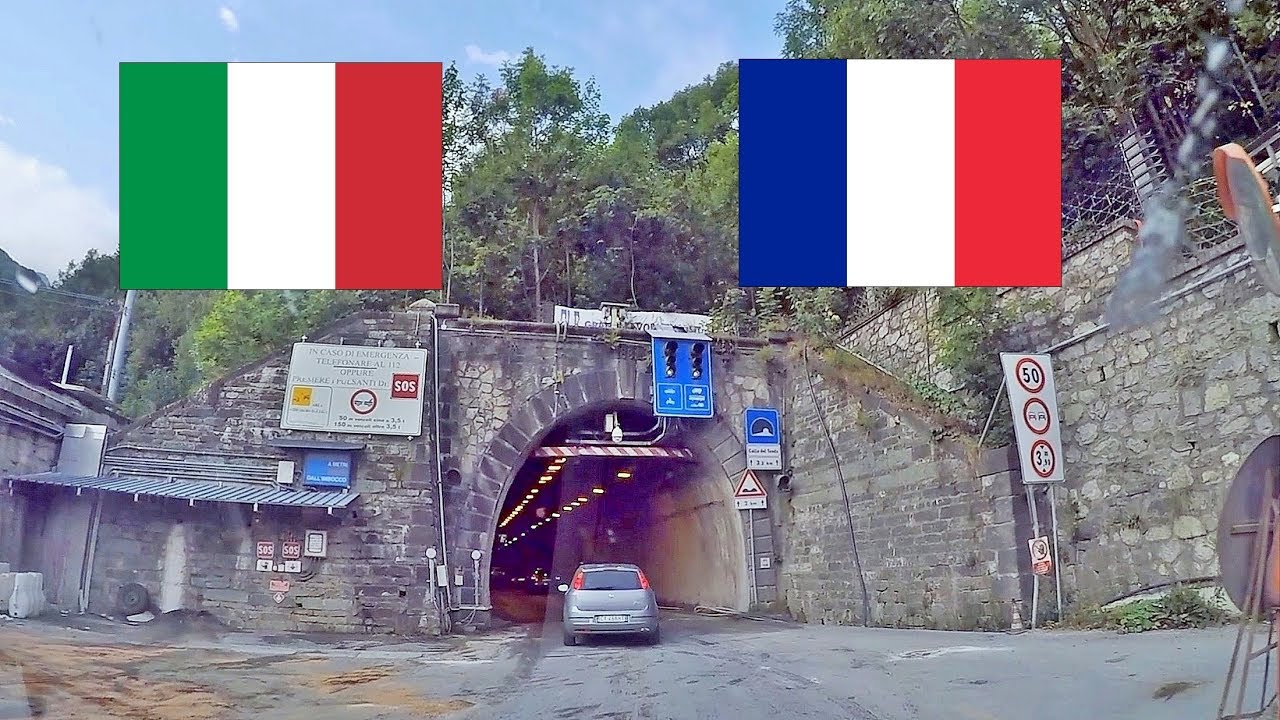 It F Traforo Stradale Del Colle Di Tenda Tunnel Routier Du Col De Tende Youtube