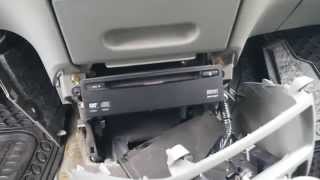 How to Remove DVD Player from Honda Odyssey 2005 for Repair.
