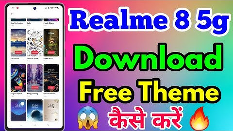 How To Change Theme In Realme 8 5g | Realme 8 5g Me Theme Download Kaise Kare #realme85gtheme