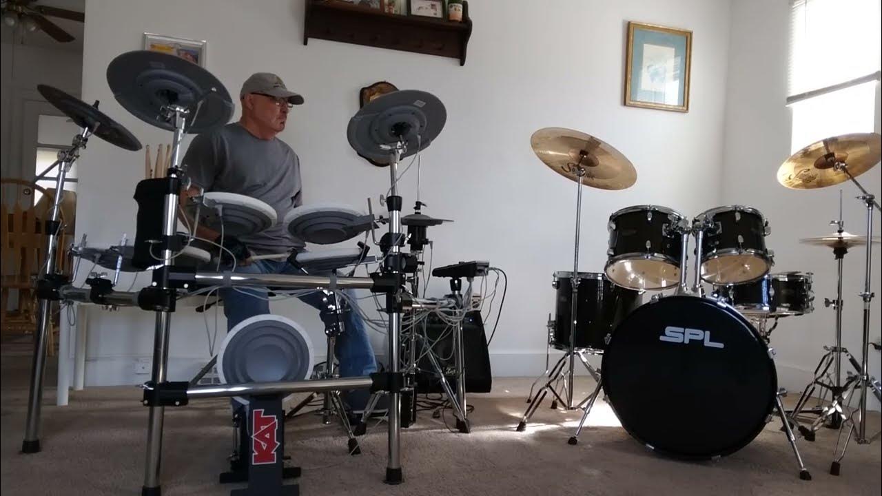 Drumming on the KAT KT4 electronic drum kit 3/10/24 YouTube