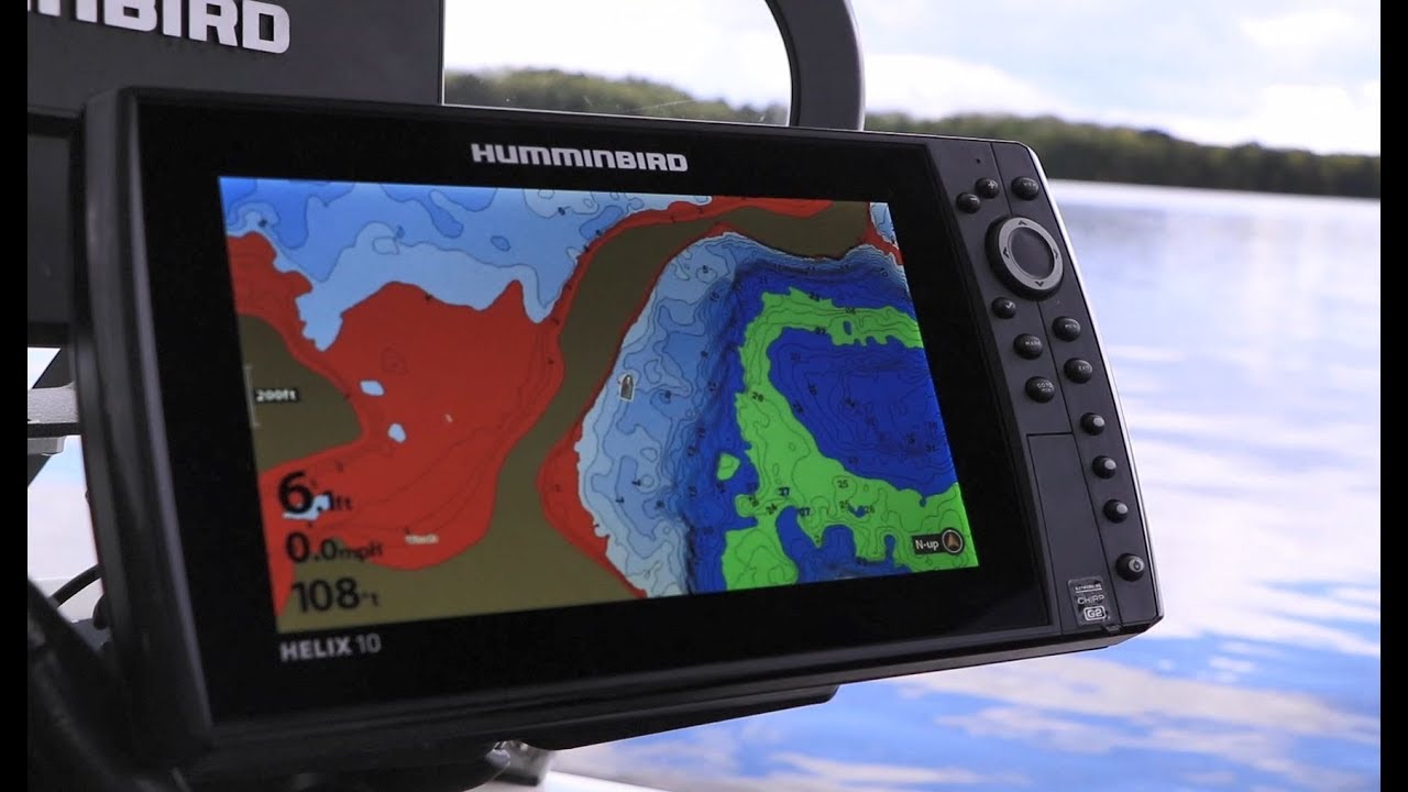 Humminbird HELIX How To Change Map Source - YouTube