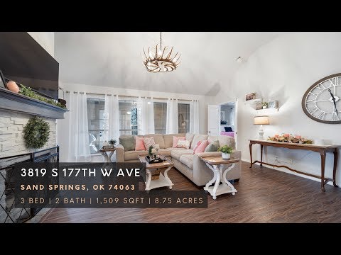 3819 S 177th W Ave, Sand Springs, OK home video tour