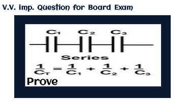 imp. ques for Up Board Derive an expression  for equivalent  capacitance of three capacitors